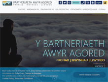 Tablet Screenshot of partneriaeth-awyr-agored.co.uk